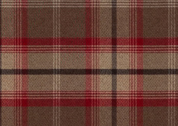 Highland, Rosso - Twist&Fit Roman Blind - Image 7